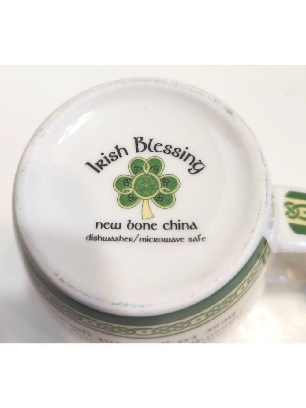 Clara Irish Blessing Bone China Mug With Shamrock Design & Inspirational Text - Picture 10 of 10